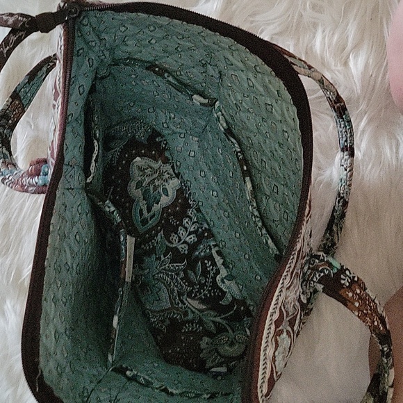 Vera Bradley Toggle Tote in Java Blue - Picture 2 of 4